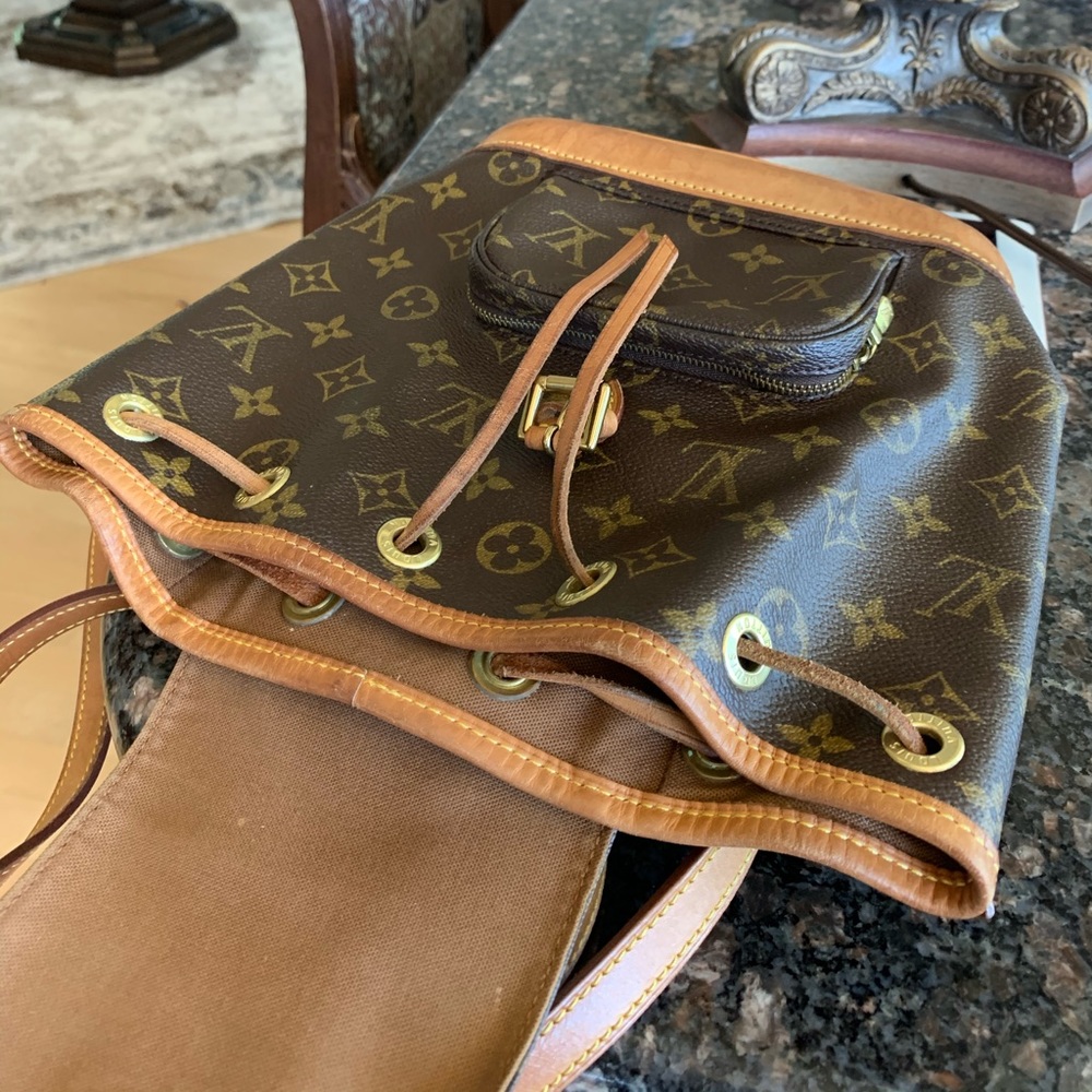 Montsourris Monogram Mini Backpack - Picture 6 of 17